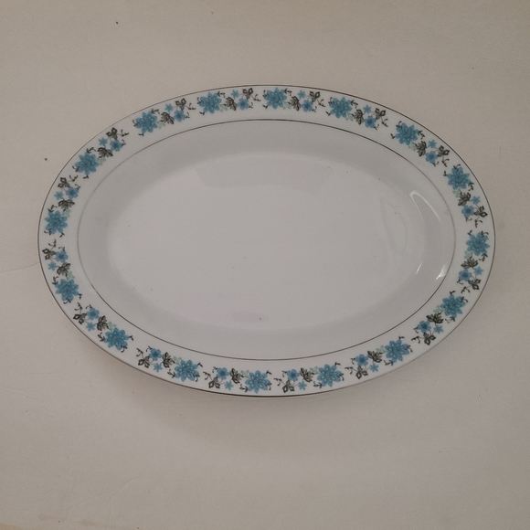 Vintage 90s Floral Serving Dish - Picture 2 of 8